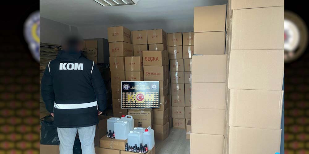 KAÇAK İÇKİ İZMİR EMNİYETİ UYARDI: SAĞLIĞINIZA DİKKAT! 13 MİLYONLUK OPERASYON