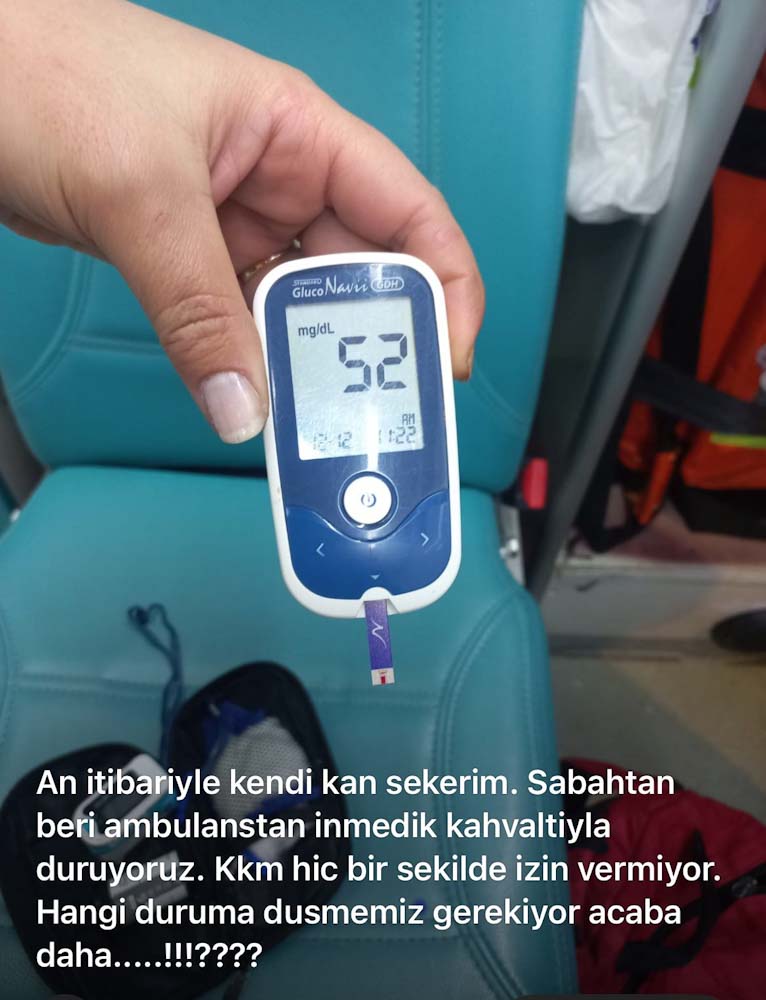 112 Çalışanlarının Çalışma Koşulları Alarm Veriyor: Kan Şekeri 52’ye Düştü!