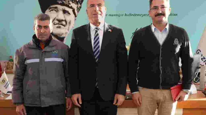 Gaziemira Belediyesi personelinden örnek davranış
