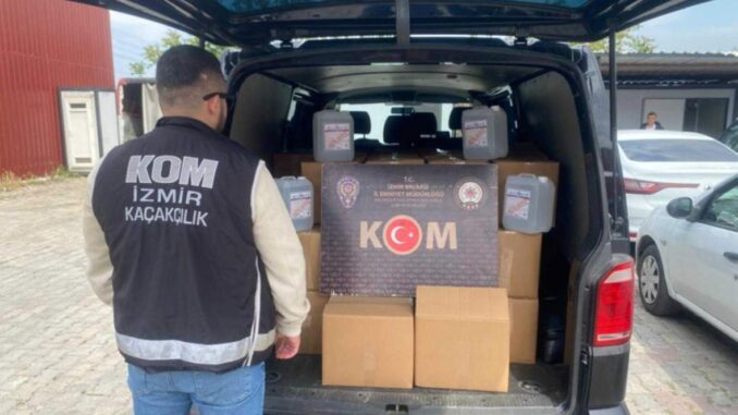 117 kacak icki 15 milyonluk izmirr