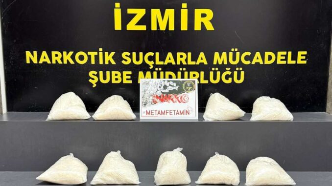 121- Narkotik Şube Foto 10 kg metafetamin