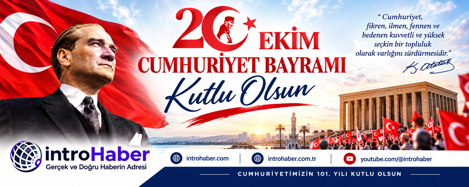 Çocuklar, Büyüklerin Kendilerine Miras Bıraktığı Cumhuriyet Bayramını Kutladı - İntroHaber